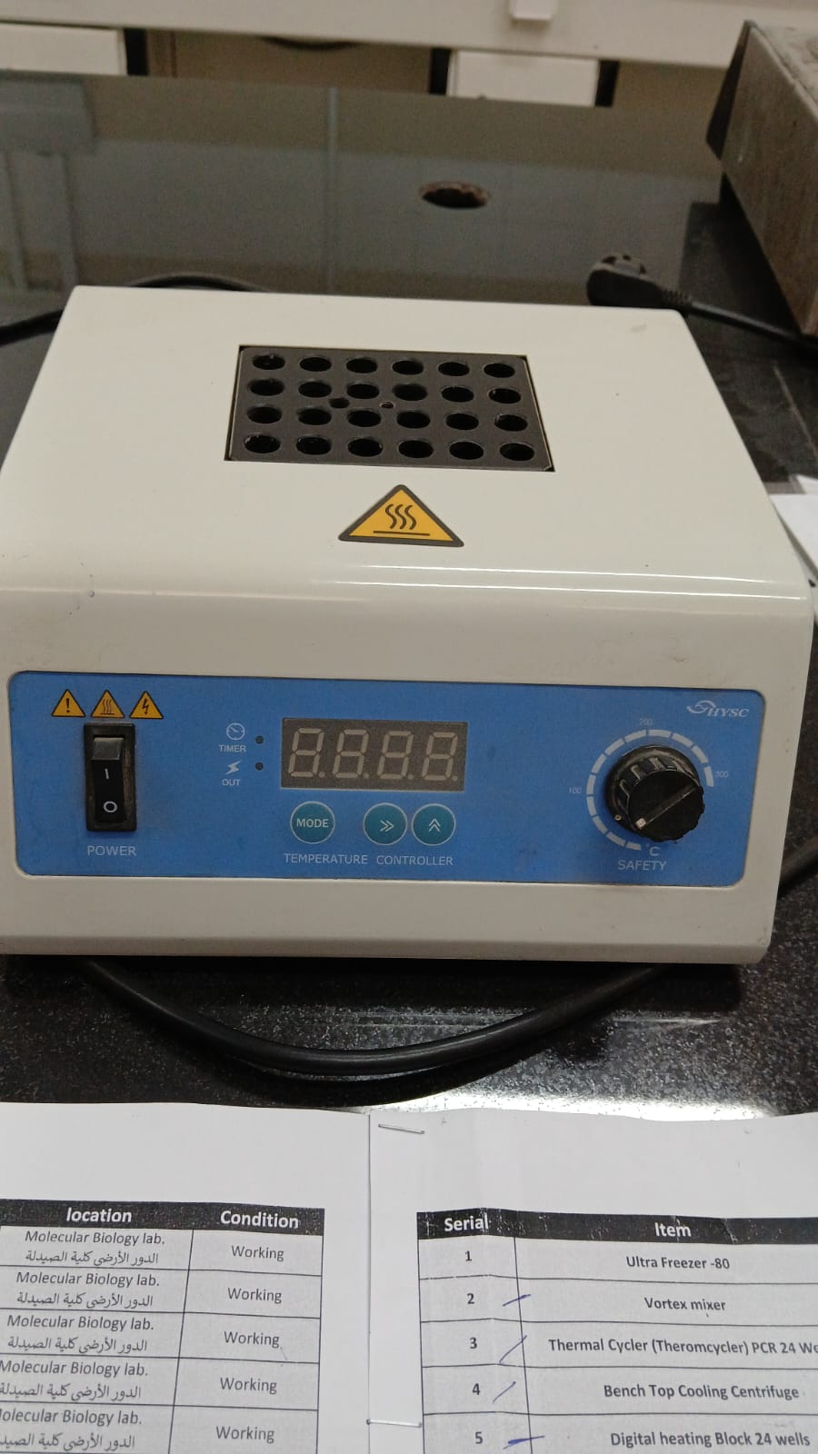 Digital heating Block 24 wells